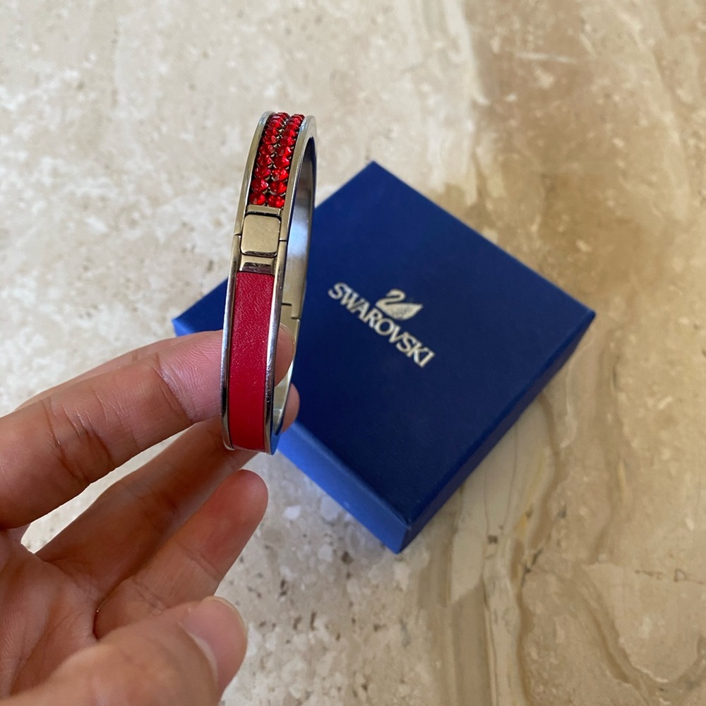 Red Swaroski bangle